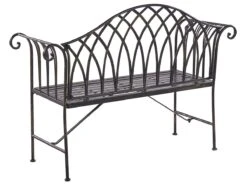 Banco De Jardín De Metal Negro/blanco Crema 130 Cm MILAZZO 11 Banco De Jardín De Metal Negro/blanco Crema 130 Cm MILAZZO -Jardin Decoración Shop 03874056b45171417c48743f0a7ff69501496d5e 839127537ded4d598dcc723c30927750