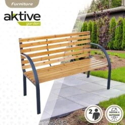 Banco De Jardín De Madera Clara 2 Personas Aktive 8 Banco De Jardín De Madera Clara 2 Personas Aktive -Jardin Decoración Shop 0405de1c3d56ef0cb89b1cddb076d52e23a63bd2 34915f7212334e368622cbedece06f03