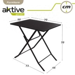 Mesa Cuadrada Plegable Jardín Aktive -Jardin Decoración Shop 05c5cbf8ad73fdca39a12a41c4c0fc3ca84b6972 11f459e7f4a44a6da67a1067bc2fd65d
