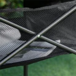 Outsunny Mesa De Camping Plegable Mesa De Picnic Con Espacio Almacenaje De Malla Y Bolsa De Transporte Para Jardín Patio Exterior 70x70x69 Cm Negro -Jardin Decoración Shop 0952d579cf30c4c6bf12afa2a53a0d5f164b51c9 a1334c718a224a0180b539620d744645