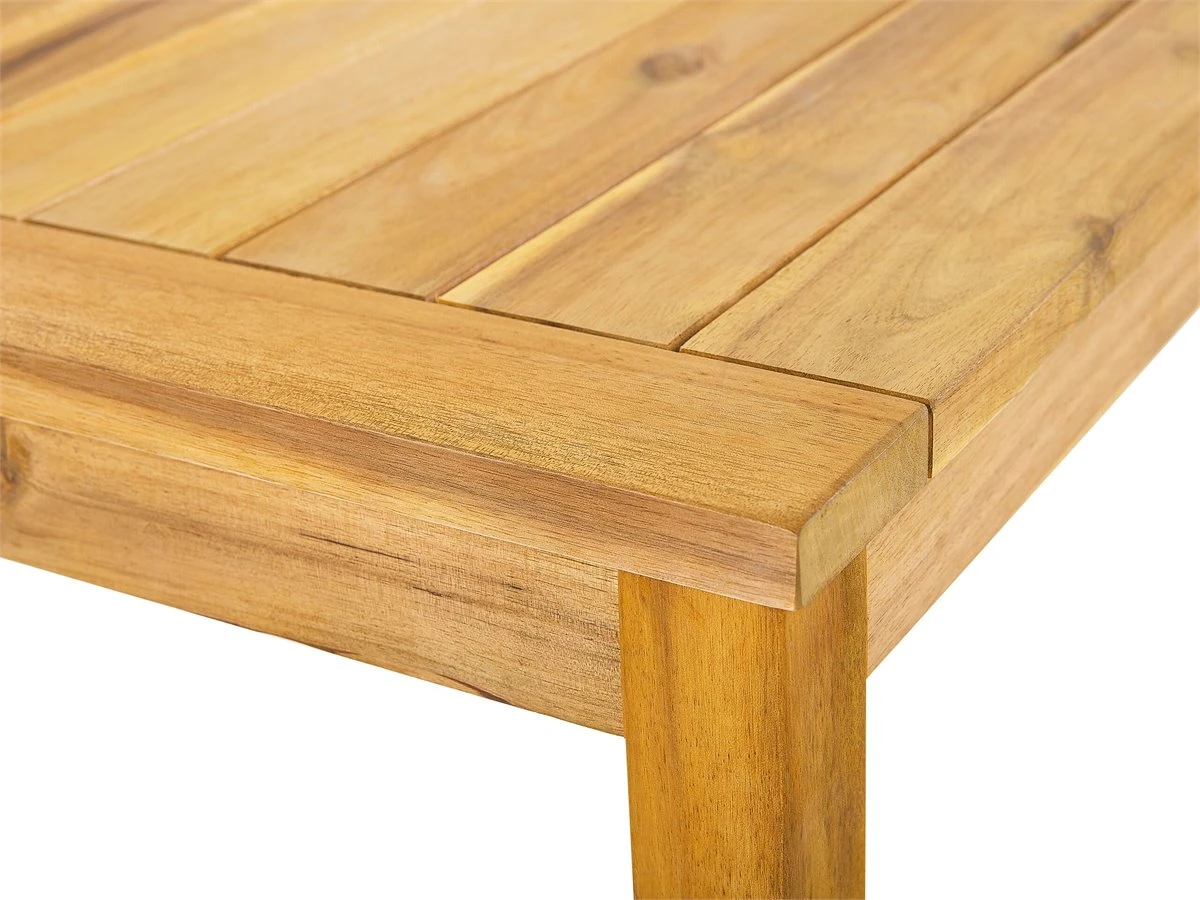 Conjunto De Jardín 4 Plazas Con Mesa De Madera De Acacia Clara/gris Oscuro PALLANO 11 Conjunto De Jardín 4 Plazas Con Mesa De Madera De Acacia Clara/gris Oscuro PALLANO - Imagen 11