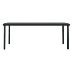 Juego De Comedor De Jardín 9 Piezas Negro VidaXL -Jardin Decoración Shop 1637dc3abfe8db86eee572212c85a8bac159e578 ab3424a4f5e143409a04b5ac21e3ca92