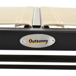 Outsunny Banco Balancín De 2 Plazas Silla Mecedora De Jardín Tubo De Metal Y Tela Texteline Transpirable Para Exterior Carga Máx. 200 Kg 120x70x85 Cm Beige -Jardin Decoración Shop 1988e1666e3c29e1402e0edba4ab318c1c1dbc36 ebdc7e2e64354f74980303b2f327e179