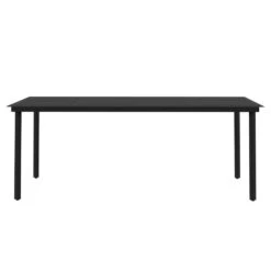 Juego De Comedor De Jardín 7 Piezas Con Cojines Negro VidaXL -Jardin Decoración Shop 1b6de1c915bd14e46471e2390761d7afb885fc7e d2f75e201c1d4b4e843d9ccfafc2141c