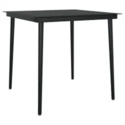 Juego De Comedor Para Jardín De 3 Piezas Con Cojines Negro VidaXL -Jardin Decoración Shop 1d1152d73c0f3d7268d2df3fad8b1bfba25fae80 100df7d392374d74bb1acee8ab1b6565