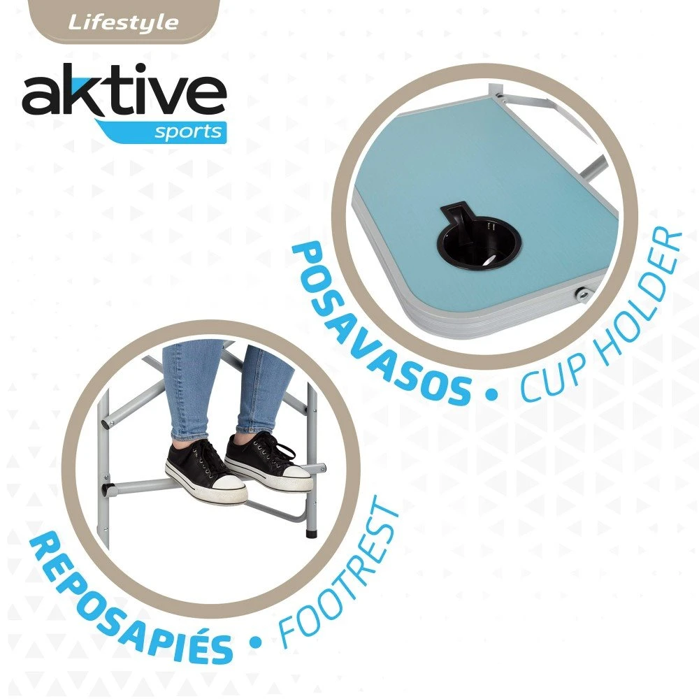 Silla De Director Plegable Altura XL Aktive 4 Silla De Director Plegable Altura XL Aktive - Imagen 4