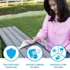 Banco Convertible En Mesa LIFETIME Color Gris -Jardin Decoración Shop 1f3547e8e63ff9518ceff43ddf1b39a2c4703453 7609b87610484e3387ed73f05ebb7841