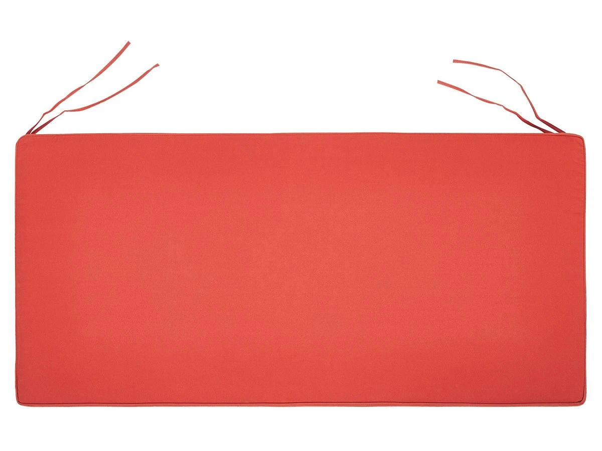 Banco De Jardín De Madera Con Cojín Terracota 120 Cm VIVARA 8 Banco De Jardín De Madera Con Cojín Terracota 120 Cm VIVARA - Imagen 8