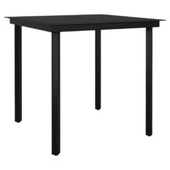 Juego De Comedor Para Jardín 3 Piezas Negro VidaXL -Jardin Decoración Shop 295a9d25c4b24eebdaab0b7572e3be51cf6b7ed2 86603f46ddc34d7b86848d4afa33b864