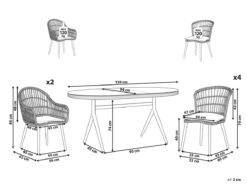 Conjunto De Jardín 6 Plazas Beige ALIANO II -Jardin Decoración Shop 2bb805f3e9340b141c4182ff47c40eaae4a6c9cf ebb96e5cf66449e484ff612a5f120858