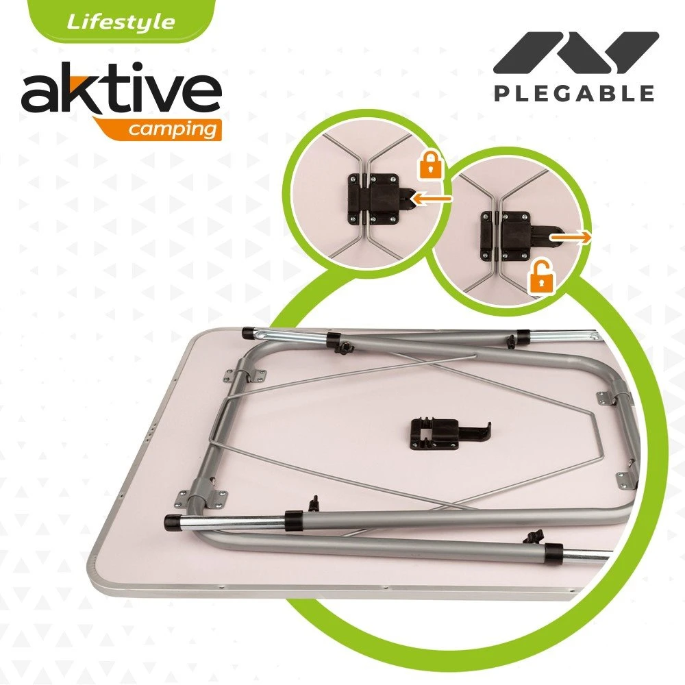 Mesa Camping Plegable Altura Regulable Aktive Camping 4 Mesa Camping Plegable Altura Regulable Aktive Camping - Imagen 4