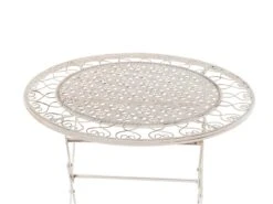 Mesa De Jardín De Metal Beige Claro ø 70 Cm TRIESTE -Jardin Decoración Shop 2d2143d66785b915dfbb1230b4325e9f72949ed4 2232341b51c24ee19fb9c55b86008e21
