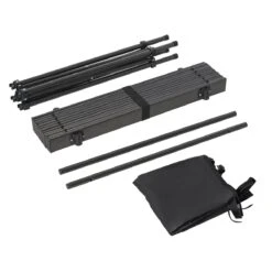 Outsunny Mesa De Camping Plegable Mesa De Picnic Con Espacio Almacenaje De Malla Y Bolsa De Transporte Para Jardín Patio Exterior 70x70x69 Cm Negro -Jardin Decoración Shop 2d782e87feab3d372736fd4dabc087718552bf4d 529dbffd7702440eac998e8e8584eadb