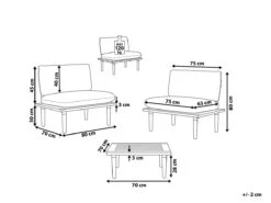 Conjunto De Jardín 2 Piezas En Madera De Acacia Gris Claro FRASCATI -Jardin Decoración Shop 2de5ba81cf04a4405da0f1aa8bb97c5058d89aa2 c09cfabeecd04c1094a904431afeef6f