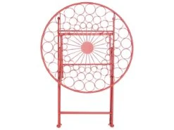 Mesa De Balcón De Metal Rojo ø 70 Cm SCARIO -Jardin Decoración Shop 2ec7cb546746b2ce3f65a4c00bbf7ee74669cdc0 90444d39adaa4f679a32f60ec7ed53dd
