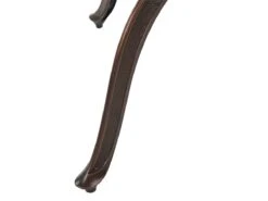 Mesa De Jardín De Metal Marrón Oscuro/beige ⌀ 105 Cm MANFRIA -Jardin Decoración Shop 31064d5878403625fa5fcc50417dd4dc5c352b4c 2b375d3722454ee89decb499d2b737a1