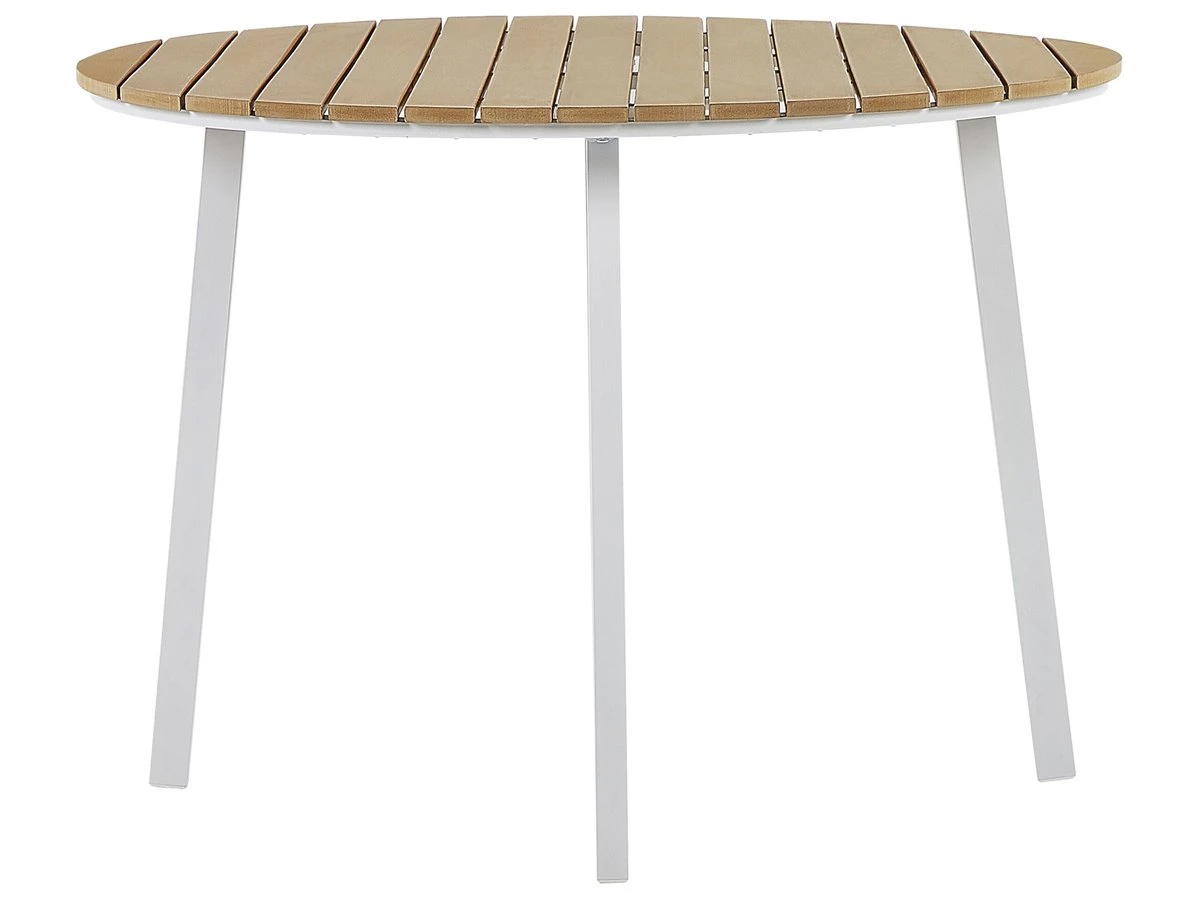 Conjunto De Jardín 4 Plazas De Metal Blanco/beige CAVOLI 10 Conjunto De Jardín 4 Plazas De Metal Blanco/beige CAVOLI - Imagen 10