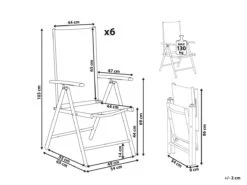 Conjunto De 6 Sillas De Jardín Grises En Aluminio CATANIA -Jardin Decoración Shop 35a2cbe9bdddb98269a7ba35512b8fa185d4e30f bd3d51e707b34feab342fa9246a0ab9b