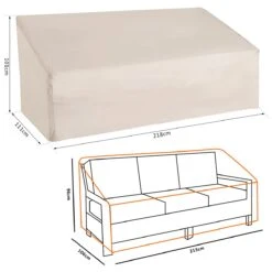 Outsunny Funda Protectora De Banco 3 Plazas Cubierta Protectora De Muebles Impermeable Exterior Jardín Para Sofá Mesas Sillas Barbacoa 218x111x63/101cm 9 Outsunny Funda Protectora De Banco 3 Plazas Cubierta Protectora De Muebles Impermeable Exterior Jardín Para Sofá Mesas Sillas Barbacoa 218x111x63/101cm -Jardin Decoración Shop 35e07269ba3b76d4711826759262d8a8007d5001 4e66f32914b44e4aacfd6cce7b1f4e71