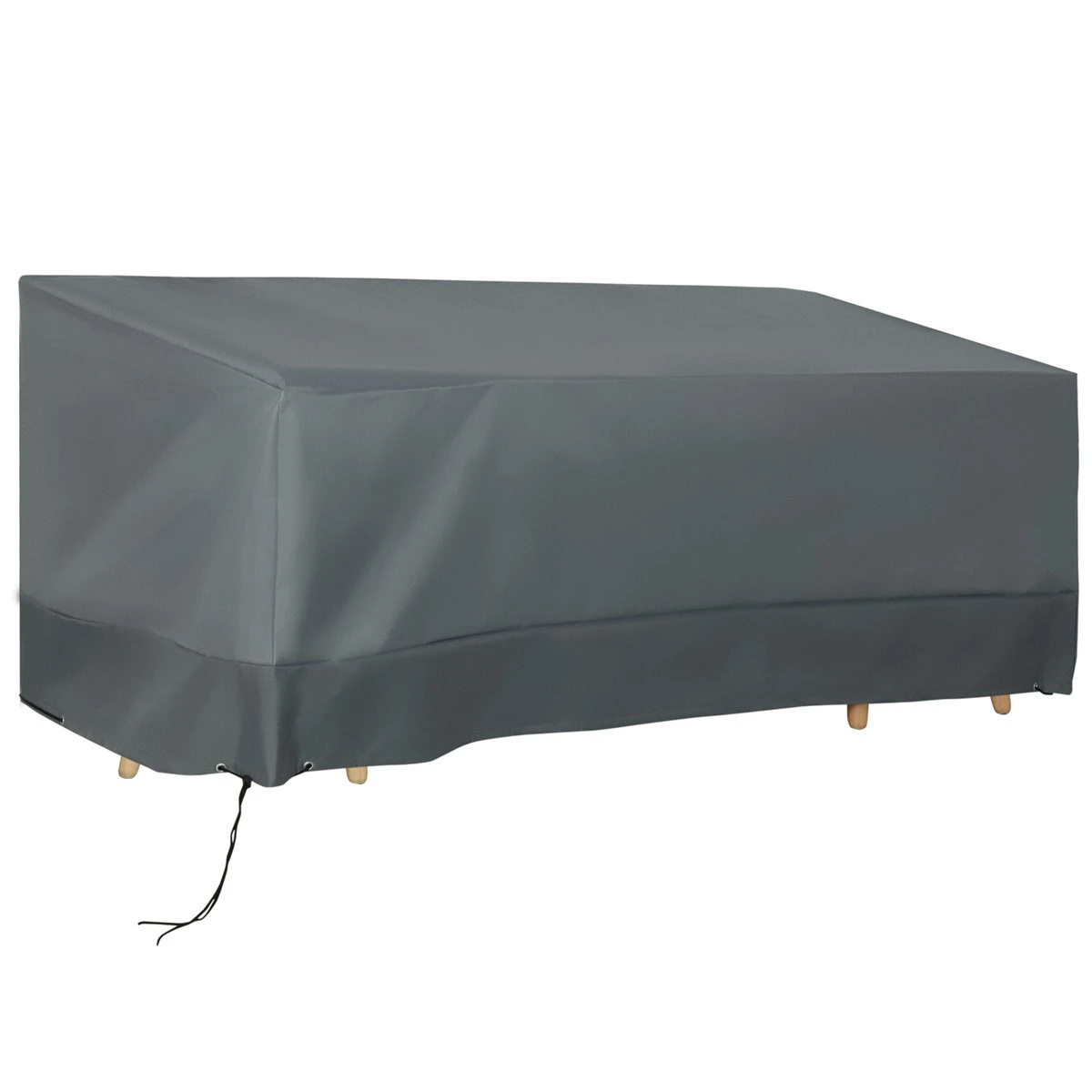 Outsunny Funda Protectora Para Muebles De Jardín Tela Oxford 600D Impermeable Cubierta De Muebles De Mesas Sillas Sofás Exterior Con Cordón Y Hebilla 190,5x72x76 Cm Gris 1 Outsunny Funda Protectora Para Muebles De Jardín Tela Oxford 600D Impermeable Cubierta De Muebles De Mesas Sillas Sofás Exterior Con Cordón Y Hebilla 190,5x72x76 Cm Gris