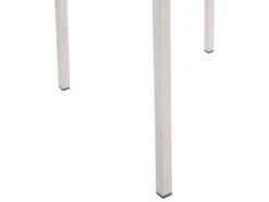 Conjunto De Jardín Mesa Con Tablero Negro De Piedra Natural 180 Cm, 6 Sillas De Tela Blanca GROSSETO -Jardin Decoración Shop 432906dafda081aeac1413498eb79e930656889d 076922a9199f431f9d40ac317455b11f