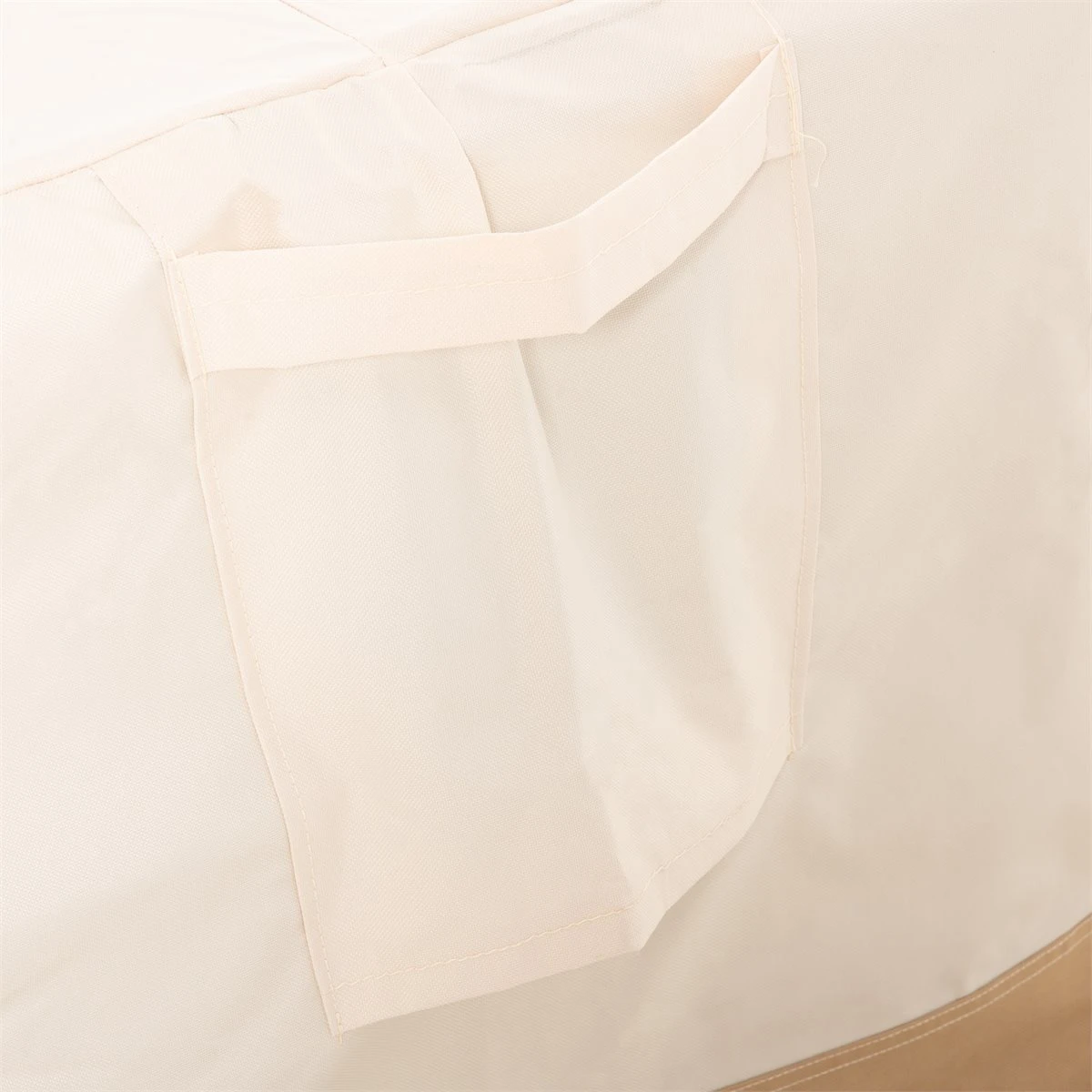 Outsunny Funda Protectora Para Muebles De Jardín 275x208x78 Tela Oxford 600D Impermeable Cubierta Para Sofás Mesas Exterior Con 4 Ventilaciones 5 Asas Y Cordón De Tracción Beige 8 Outsunny Funda Protectora Para Muebles De Jardín 275x208x78 Tela Oxford 600D Impermeable Cubierta Para Sofás Mesas Exterior Con 4 Ventilaciones 5 Asas Y Cordón De Tracción Beige - Imagen 8