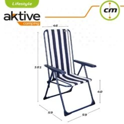 Silla Plegable 5 Posiciones Marinera Aktive Garden -Jardin Decoración Shop 43fc15dc68cc4ec09953a3530d1fa29db12ead94 99e6c3c3f15a4bc3ad5973ff67071eba