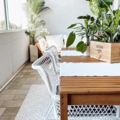 Mesa De Comedor De Madera De Acacia Clara 180 X 90 Cm SASSARI -Jardin Decoración Shop 46bfc24cedc2d1ac11633330ebe3491b086ca8e5 e7278392a44946f78a58ebb2c428b0b9