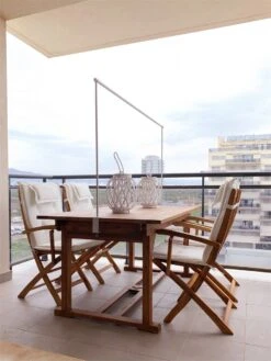 Mesa De Jardín Extensible De Madera De Acacia Clara 160/220 X 90 Cm JAVA -Jardin Decoración Shop 4d87aae7903aeefe01555c7189c9f847fa207cc9 48171329462e4693bb1207773480bd86