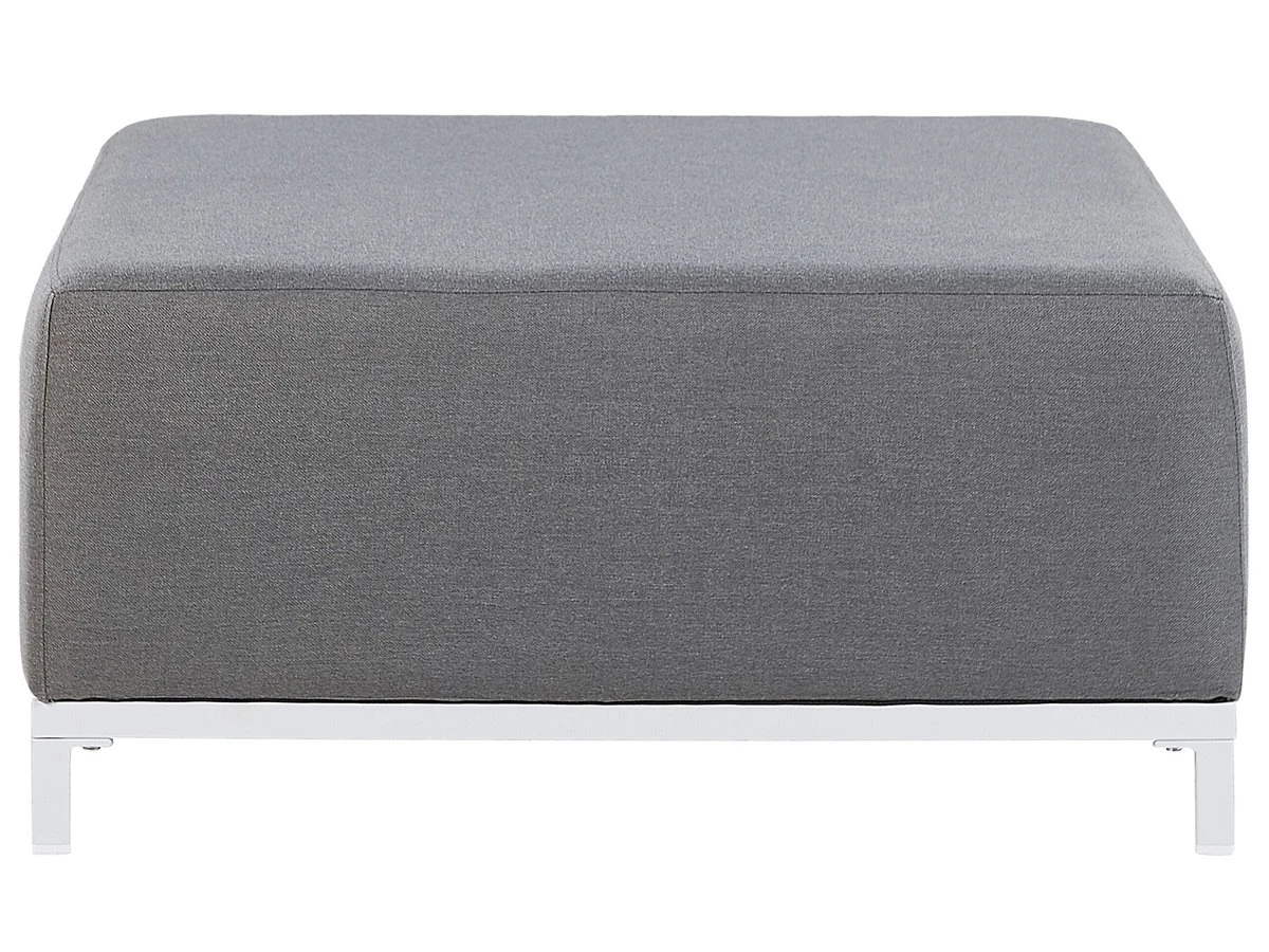 Conjunto De Jardín 5 Plazas De Poliéster Gris/blanco ROVIGO 11 Conjunto De Jardín 5 Plazas De Poliéster Gris/blanco ROVIGO - Imagen 11