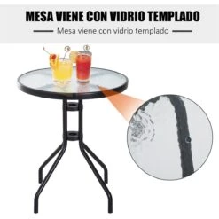 Outsunny Conjunto Mesa Y 2 Sillas Muebles Para Jardín Exterior Patio Terraza Silla Plegable Respaldo Reclinable A 4 Niveles Texteline Marco Acero Marrón -Jardin Decoración Shop 549b74005cbb8f8749b677283b70564d5d6916c2 0f1bf8235583408ab18a54cf95353929