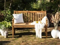 Banco De Jardín De Madera 120 Cm VIVARA