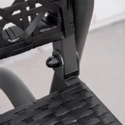 Outsunny Mecedora De Ratán De 2 Plazas Banco Balancín De Jardín Con Balanceo Ergonómico Y Marco De Metal Para Terraza Balcón Exterior Carga 220 Kg 120x70x84 Cm Negro -Jardin Decoración Shop 5923f915a566e2de311db07893b7d30bb4cb76ee 44c90af054be4134a87af491944b1ea1