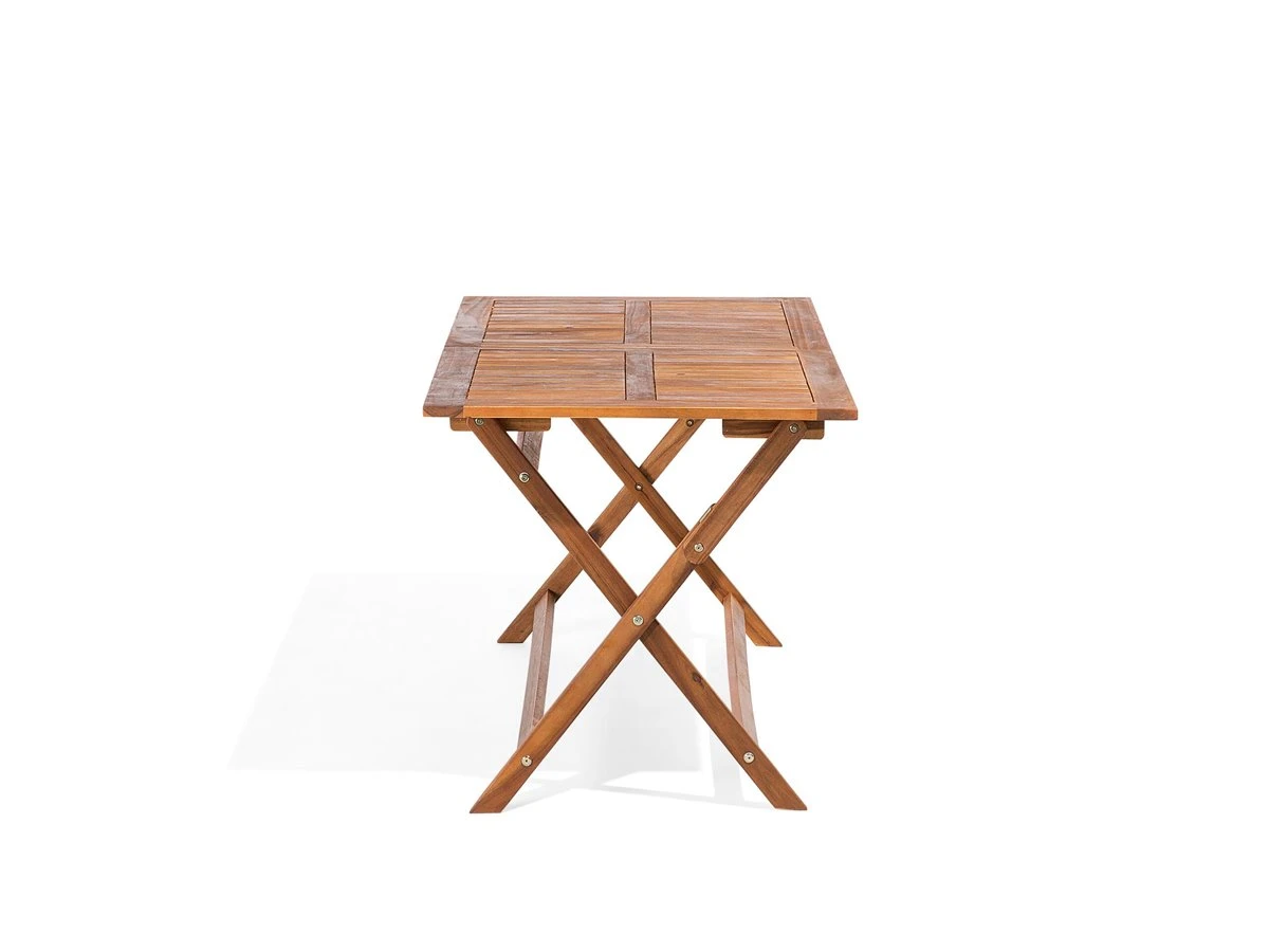 Conjunto De Jardín En Madera De Acacia 6 Plazas CENTO 7 Conjunto De Jardín En Madera De Acacia 6 Plazas CENTO - Imagen 7