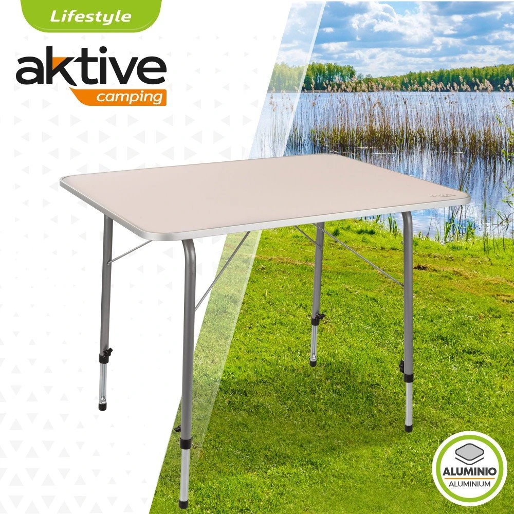 Mesa Camping Plegable Altura Regulable Aktive Camping 2 Mesa Camping Plegable Altura Regulable Aktive Camping - Imagen 2