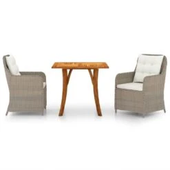 Juego De Comedor Para Jardín De 3 Piezas Marrón VidaXL -Jardin Decoración Shop 5c42d921c1d8f46596b7c32012663ec8525603d7 de69fcb073af4d3da283ebae1901f746