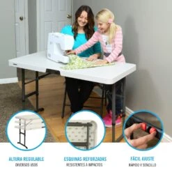 Mesa Plegable Ajustable En Altura LIFETIME 122 X 61 X 61-86 Cm -Jardin Decoración Shop 5c4b80e5c65bff0627f352a1dec5d6a823fda2ab f9edf8ef83e14c60bbe42b68727dfdf9