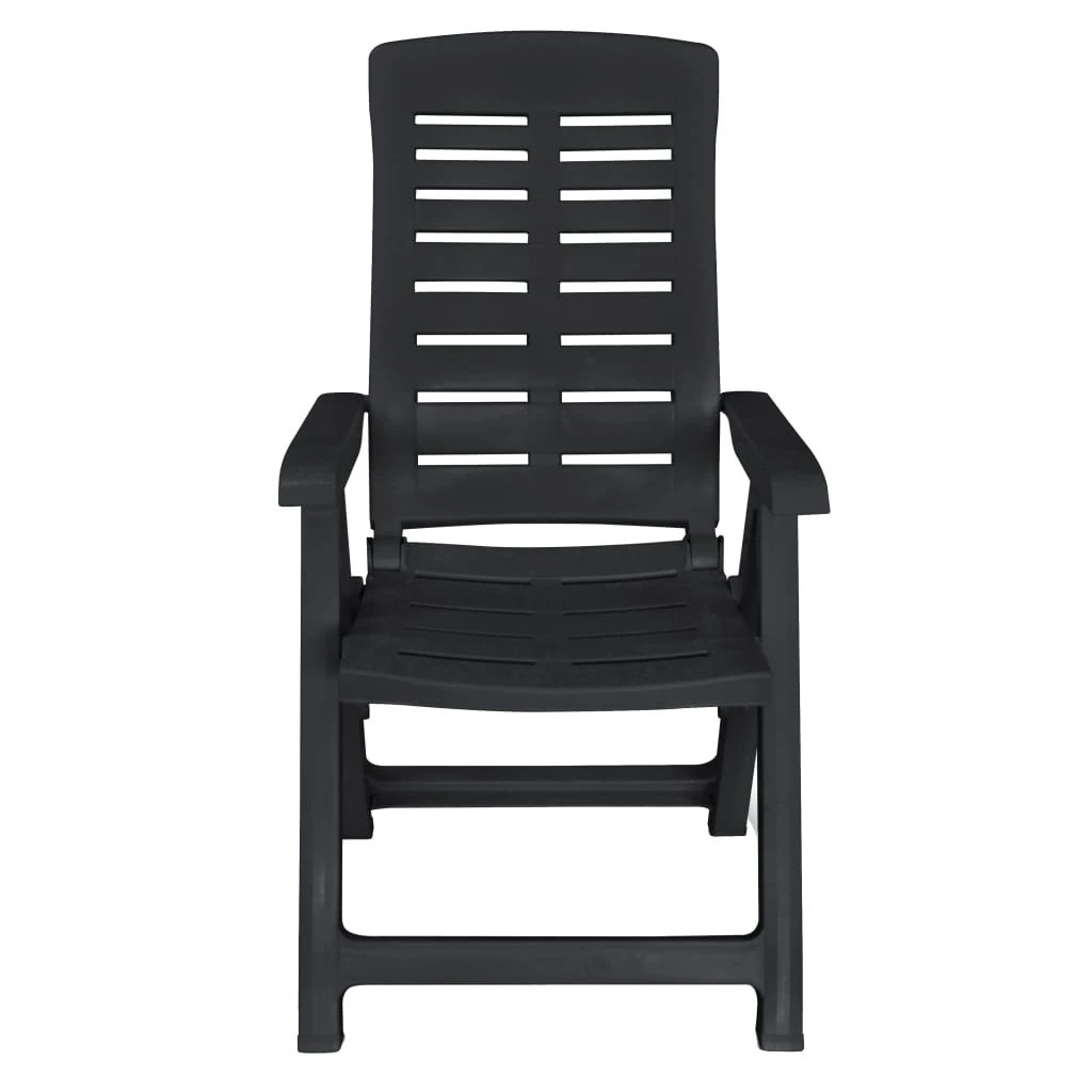 Conjunto De Comedor De Jardín 11 Piezas Plástico Gris Antracita VidaXL 5 Conjunto De Comedor De Jardín 11 Piezas Plástico Gris Antracita VidaXL - Imagen 5