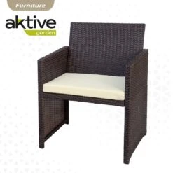 Conjunto Muebles Terraza Ratán 3 Sillones Y 1 Mesa Aktive -Jardin Decoración Shop 7a03590596a6e12b90e5d0020b513947f688261b 6ff9600060cc4fac85af546147ec8cfb