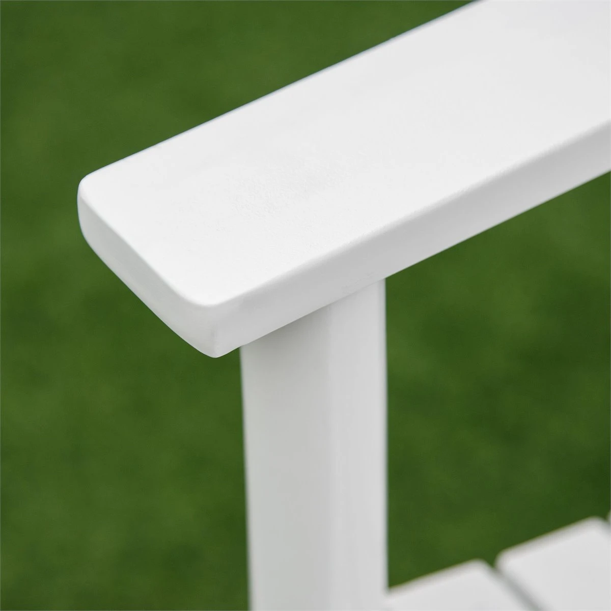 Outsunny Banco Mecedora De Jardín De 2 Plazas Banco Balancín De Madera Con Reposabrazos Y Respaldo De Listones Para Terraza Exterior Carga 250 Kg 125x68,5x102 Cm Blanco 7 Outsunny Banco Mecedora De Jardín De 2 Plazas Banco Balancín De Madera Con Reposabrazos Y Respaldo De Listones Para Terraza Exterior Carga 250 Kg 125x68,5x102 Cm Blanco - Imagen 7