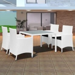 Set De Comedor De Jardín 5 Piezas Ratán Sintético Blanco Crema VidaXL 8 Set De Comedor De Jardín 5 Piezas Ratán Sintético Blanco Crema VidaXL -Jardin Decoración Shop 7d67b611da25c2dcf05ed23b7bf6d664612f31e9 d3e4a30af9d24f9eb3087fe6e712e00d
