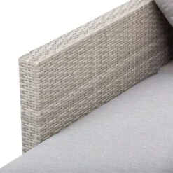 Outsunny Conjunto De Muebles Ratán De 3 Piezas Mesa De Centro Sofá Doble Y Sofá De 3 Plazas Con Cojines Extraíbles Para Jardín Terraza Patio Acero Gris -Jardin Decoración Shop 7f102c401a4876aeb27eff3c97d063fc4be6365e 5901e80ec1c2438ba1b42f6e35fff43d