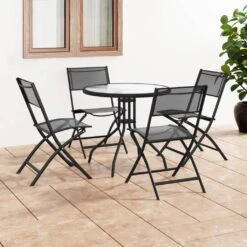Juego De Comedor Para Jardín 5 Piezas Acero VidaXL -Jardin Decoración Shop 7ff0ee53be271a8fc5c232d96a2f8dd941245f89 90cb0f9de3654c99a1e9446c6e01ef42
