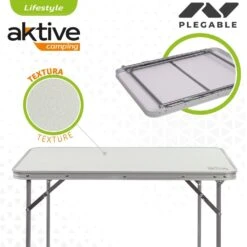 Mesa Plegable Camping Aktive Blanca -Jardin Decoración Shop 864a77d53552c42e533e44b48136ce71325b3f37 9fefb7f5145047d3a93f235c61a9fe20
