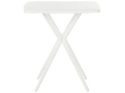 Mesa De Balcón De Material Sintético Blanco 70 X 70 Cm SERSALE -Jardin Decoración Shop 8da187b4744e87c575ef1dedb4a15b6e7c9f6ee2 723b3baf79ac4325a8b54da711c928cd
