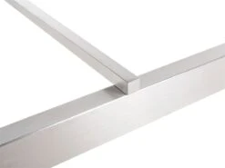 Mesa De Comedor De Metal/granito Gris Oscuro/plateado 220 X 100 Cm GROSSETO -Jardin Decoración Shop 90f538960e36b59fa7287327d08cdfae144e00e8 e06c12b82b614b79ab5d653a352b968e