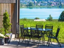 Conjunto De Jardín En Acero Negro Con 6 Sillas LIVO 15 Conjunto De Jardín En Acero Negro Con 6 Sillas LIVO -Jardin Decoración Shop 9552db471a0fc6f63cdf0270844183c493aeff32 64630d9dcd3e43049bb069156e025e60