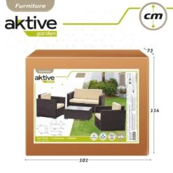 Conjunto Muebles Terraza Sillones, Sofá Y Mesita Ratán Aktive -Jardin Decoración Shop 97e180662c388199f090a435829bf913ed833e78 96edf8c338a74cbc9472844ab3fbcc9f