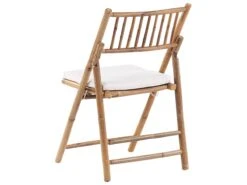 Conjunto De Balcón 2 Plazas De Madera De Bambú Clara/blanco Crema SAVALLETRI -Jardin Decoración Shop 97e4b7c166c30fe19d37bb4394ac550bd387aa7c b0d09752d67646a3887337386040c800