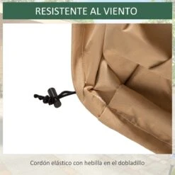 Outsunny Funda Protectora Para Muebles De Jardín 275x208x78 Tela Oxford 600D Impermeable Cubierta Para Sofás Mesas Exterior Con 4 Ventilaciones 5 Asas Y Cordón De Tracción Beige 12 Outsunny Funda Protectora Para Muebles De Jardín 275x208x78 Tela Oxford 600D Impermeable Cubierta Para Sofás Mesas Exterior Con 4 Ventilaciones 5 Asas Y Cordón De Tracción Beige -Jardin Decoración Shop 9d76b6d9764b6a834843c76140e56a8453f8cb31 0551cdd429154ed2b28e10e447c23eaa
